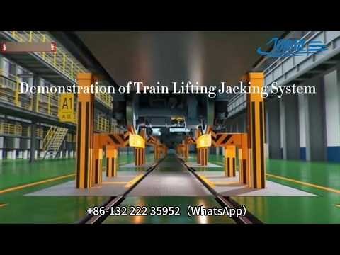 Demonstration of Lifting and Lowering Process of Fixed Train Lift Jack System