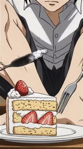 L Eating Cake Like Always 🍰