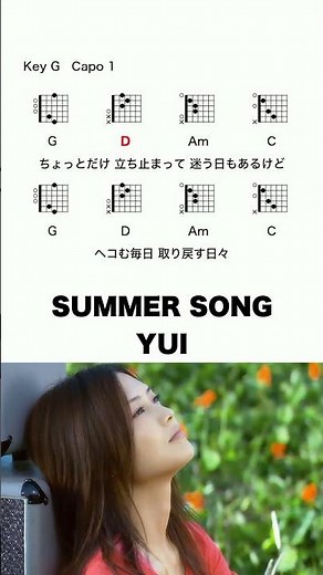 SUMMER SONG - YUI #コード