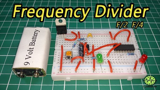 How to make Frequency Divider circuit using 555 timer and CD4017 IC —