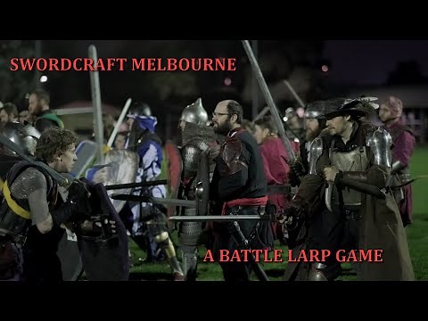 Swordcraft Melbourne - A Warhammer Larp battle game.