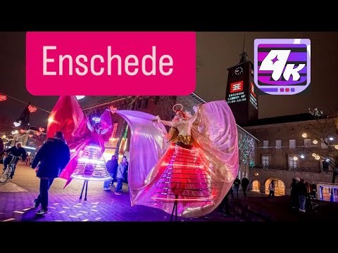 Enschede Netherlands 🇳🇱 live walk light festival must see