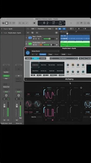 FAC Polyflo AUv3 Plugin Env Follower in Logic Pro for Mac