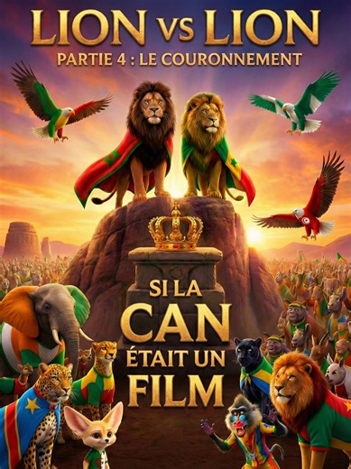 🎬 Si la CAN était un film - 🦁🇸🇳 vs 🦁🇲🇦- Lion Vs Lion ​Le Roi est couronné, mais à quel prix ? 👑💔 Toute la savane est réunie (Algérie 🇩🇿, Cameroun 🇨🇲, Gabon 🇬🇦...) pour le sacre. Même un certain Éléphant 🇨🇮 essaie de passer incognito en Sily 🇬🇳... on t'a vu ! 😂 ​Mais le Conseil a parlé : 🚫 Sanctions lourdes. 💸 Amendes record. Les Lieutenants et le Doyen sont punis. L'histoire ne fait que commencer. ​D'accord avec le jugement ? Dis-le en com ! 👇 #can2025 ​#SiLaCANetaitUnFilm