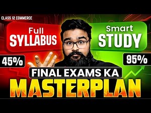 60 Days Strategy to SCORE 95% in FINAL Exams⚡️| Smart Study Tips for class 12 Commerce