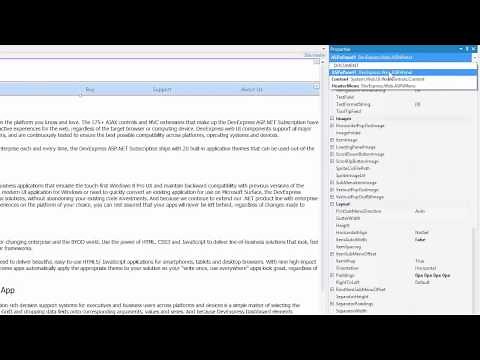 DevExpress ASP.NET Panel: Responsive Layout