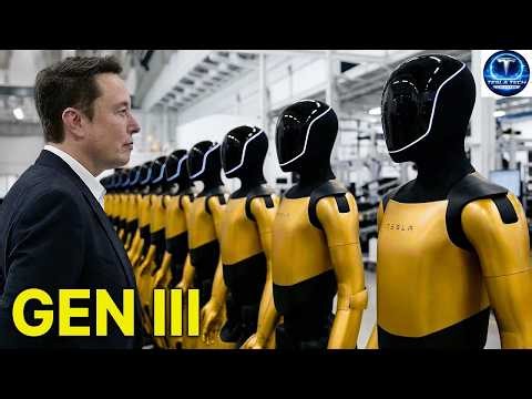 Tesla Bot Gen 3 First Look Revealed Destroy Gen 2! Sport-Level Engineering