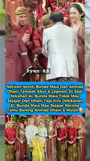Moment Bunda Maia & Ahmad Dhani Sejajar Nerima Tamu DiNikahan El & Syifa🥰 #ahmaddhani #maiaestianty