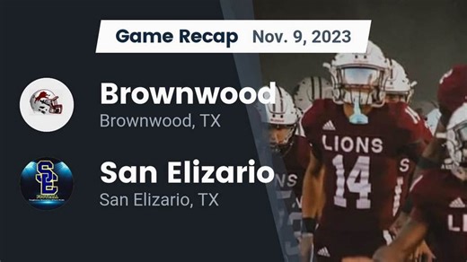 San Elizario @ Brownwood Football Game Info