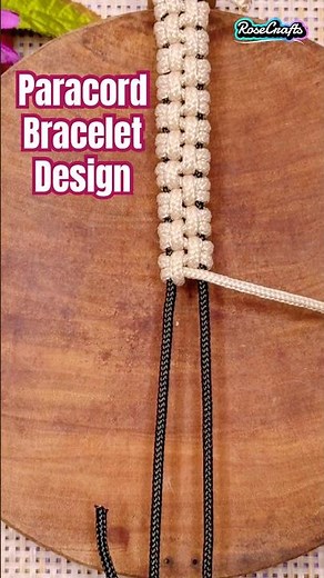 Easy Paracord bracelet design #shorts #diy #howto #style #design #paracord #bracelet #tutorial