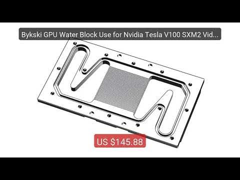 Bykski GPU Water Block Use for Nvidia Tesla V100 SXM2 Video Ca... — Hot Deal 2026 | Limited Offer!