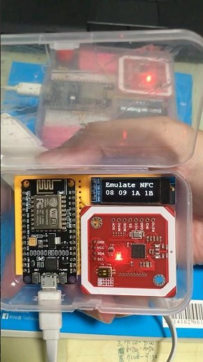 arduino esp8266 pn532 reader and emulate nfc card