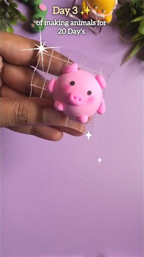 Easy Clay Piggy Making 🐷 | Super Clay Art #shorts #diy #clay #creative #clayart #satisfying