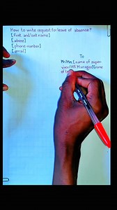 How request for leave absence ? #Request #absence #lettering #calligraphy | Tchadographie