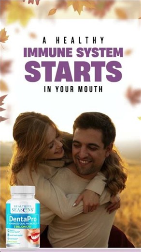 A healthy immune system starts in your mouth. 🛡️🦷