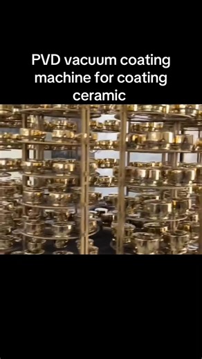 PVD Vacuum coating machine for coating ceramic #pvd #pvdcoating #coatingmachine #vacuumcoating #CoatingTechnology | Lily PVD coating machine