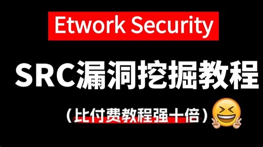 【SRC漏洞挖掘教程】黑客大佬96小时讲完的SRC漏洞挖掘实战教程，全程干货无废话，手把手教你快速入门src漏洞挖掘（网络安全/web安全/渗透测试/黑客技术）