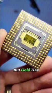 Why Engineers Put Real Gold Inside High-End Chips #chip #mechanical #Knowledge #gold #electrician