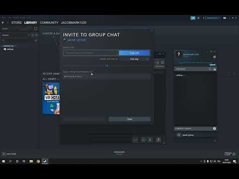 How To Invite Someone or a Friend To a Group Chat on Steam