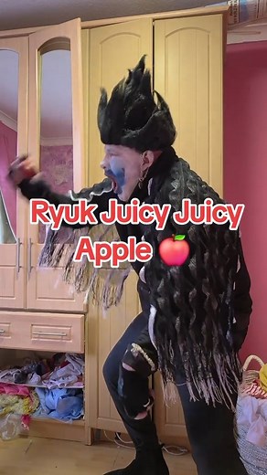 Ryuk The Shinigami Juicy Apple 🍎 #fyp #anime #deathnote #ryukshinagami | Karolactor79