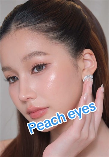 Peach Eyes Makeup Tutorial for Brides