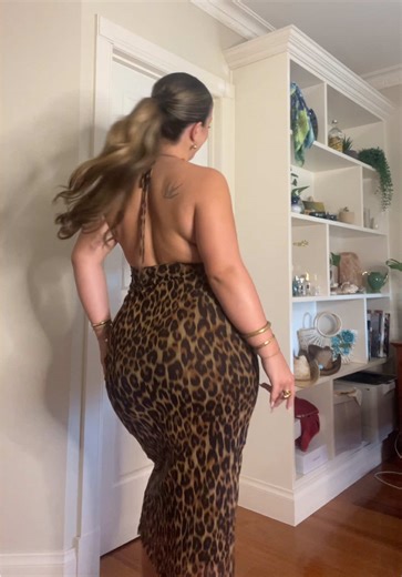 Stylish Leopard Print Dress Inspiration