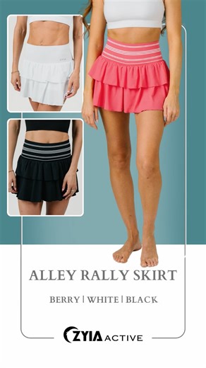 Berry Alley Rally Skirt #7657 | Black #7656 | White #7655