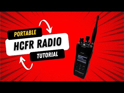 HCFR Harris Portable Radio Tutorial