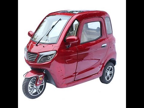 EEC COC Adult 3 Wheel Electric Tricycle with Enclosed Cabin