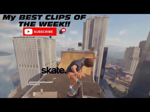 My Best Skate Clips!! | Week 1 | #gaming #skate #ps5 #skateclips #subscribe #gamingvideos