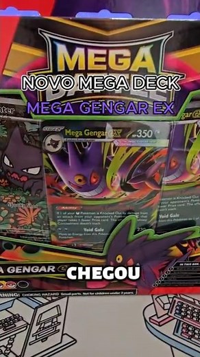 O NOVO Mega Deck de Batalha do Mega Gengar Chegou Pra Dominar? #cartaspokemon #tcgbrasil #tcgpokemon