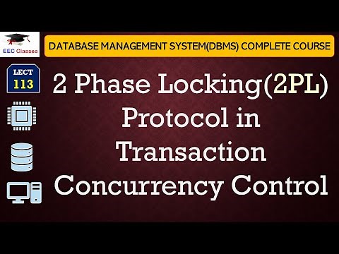 L113: 2 Phase Locking(2PL) Protocol in Transaction Concurrency Control | Database(DBMS) Lectures