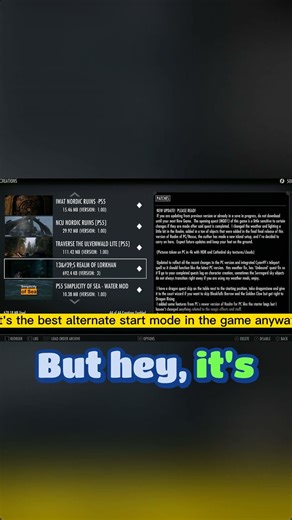 Instantly start your game with Realm of Lorkhan — the fastest way to showcase environmental overhaul