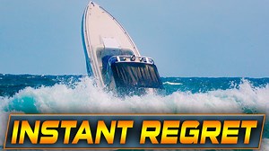 2.1M views · 11K reactions | CRAZY CAPTAIN IGNORES DANGEROUS CONDITIONS!! more videos at www.youtube.com/wavyboats #wavyboats #hauloverinlet #hauloverboats #haulover | Wavy Boats | Facebook