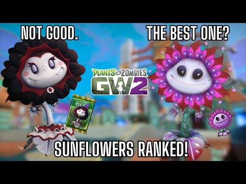 Ranking every SUNFLOWER in PVZ GW2!