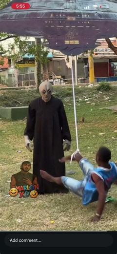 Alien prank in park! #mustwatch #clips #funny #hilarious #alien #prank #ufo #shorts #youtube #viral