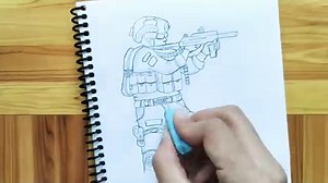 How_to_draw soldier learn step_by_step for beginners #Soldier_Drawing #Sketch_Drawing_Art | Sketch drawing Art