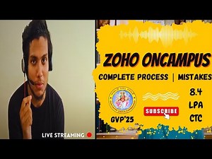 Zoho On-Campus Interview Process at GVPCE | 2025 Batch | Full Breakdown!
