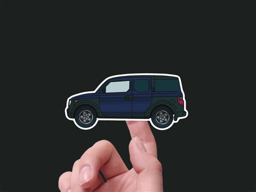 Honda Element - Waterproof Vinyl Sticker - Etsy