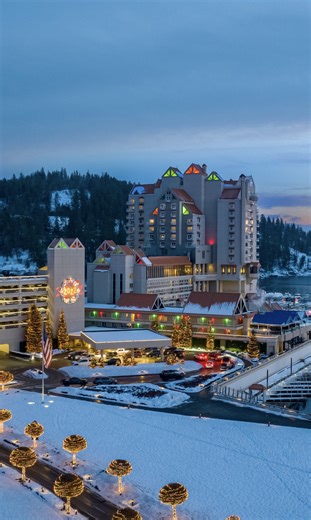 Visit Spokane | Merry & Magical winter ❄️ on Instagram: "☃️🎄 Just about 30 minutes from Spokane, Coeur d’Alene is the perfect pairing for your holiday getaway!🎄☃️ Bring the whole family to experience holiday magic. Sip wine at local tasting rooms, stroll Sherman Avenue under 1.5 million twinkling lights, and cruise Lake Coeur d’Alene on the magical Journey to the North Pole. Cozy cafés, festive markets, and waterfront views make this a must-do winter escape. Find more things to do on your trip