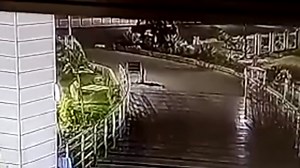 'Ghost' escaping in hospital wheelchair is something out of a horror movie