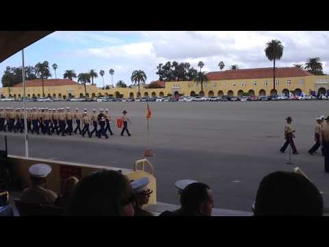 Marines Pass in Review