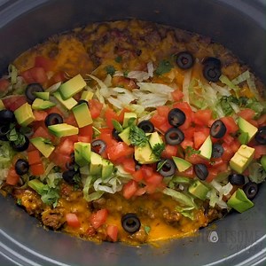 Taco night just got a big upgrade thanks to this flavor-packed Keto Taco Casserole! RECIPE >> https://www.wholesomeyum.com/crock-pot-keto-taco-casserole-recipe/ My Crock-Pot slow cooker makes this recipe impossibly easy and delicious. Here's how: 1. Get low-and-slow flavor while your ground beef cooks up with taco seasonings (then top with crisp, crunchy toppings for the best of both worlds!) 2. Cut cleanup time down to seconds -- the 7-Qt. Cook & Carry™ Easy to Clean Slow Cooker only needs a qu
