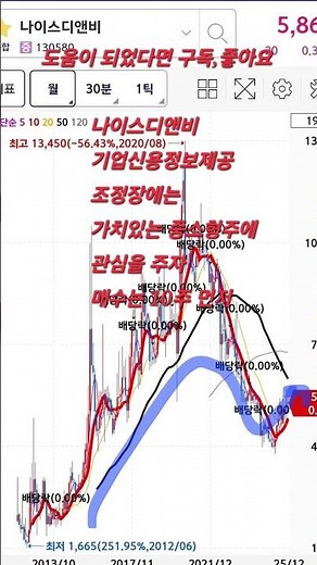 나이스디앤비 중소형주는 소량 매수해 보자 #주식#강세장 #Shorts #나이스디앤비