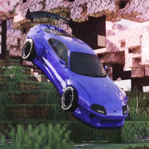 Minecraft/ / Toyota Supra #caredit #minecraft#viral