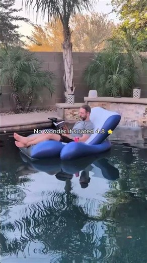 A pool float SO GOOD that IF it popped I'd buy it again