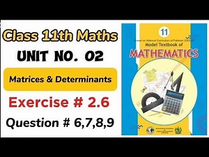 Exercise 2.6 class 11 NBF |Ex 2.6 class 11 NBF | National book foundation | Waqaracademy2