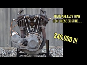 Extremely Rare 95 Year-Old Harley Racing Engine Assembly & Running! 1928 Harley JH 2-Cam Timelapse