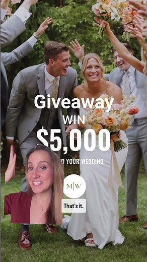 $5000 Wedding Giveaway with Men's Wearhouse!