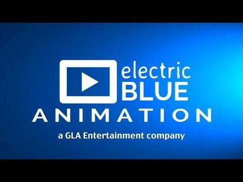 Electric Blue Animation logo (with GLA Entertainment byline)
